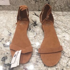Brown suede sandals by The Gap size 9